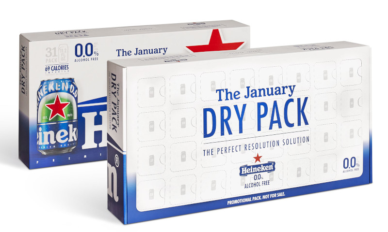 Heineken January Dry Pack